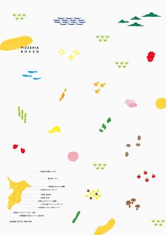 an illustrated map of the world with animals and plants