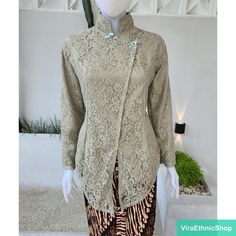 Janggan Kebaya, Pagar Ayu, or Domas: an Elegant Touch for a Stunning Appearance, Brukat , Kebaya Dress, Kebaya Modern - Etsy Indonesia Kebaya Brokat Modern, Model Kebaya Wisuda, Kebaya Bridesmaid, Kebaya Brukat, Batik Kombinasi