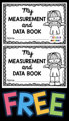 two free measurement and data book for kids