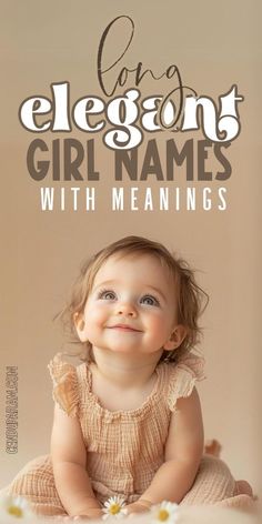 Are you looking for some classic and elegant baby girl names? Check out this list of long graceful baby girl names with meanings. Beautiful sophisticated girl names that you're little one can grow into. These long girl names often have cute nicknames as well. classy baby girl names list. regal baby girl names. elegant baby girl names list. long names for girls. long girl names with nicknames. chic girl names. posh girl names. fancy girl names. elegant baby names. Modern baby names for 2025. Modern elegant girl names. classy girl names. classic girl names. Unique Pretty Names, Genevieve Name Meaning, Names That End In Ie Or Y, Cute Baby Girl Names List, Cute Girl Names List, Baby Girl Names Starting With A, Rare Girl Names With Meanings, Italian Names Girl