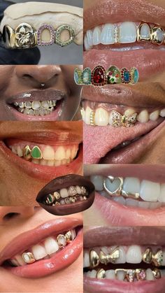 Diamond Teeth, Earthy Jewelry, Body Jewelry Piercing, Jewelry Accessories Ideas, Dope Jewelry