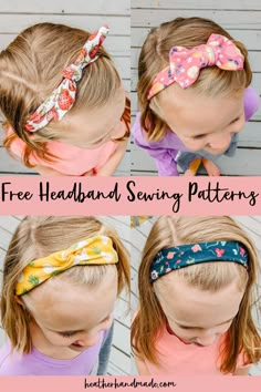 Headband Tutorial, How To Make Headbands, Kids Headbands, Friends Gifts