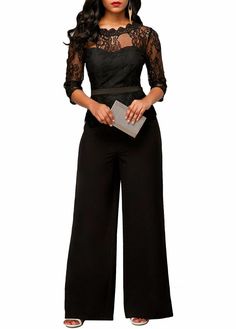 Jumpsuits For Women Formal, Overlay Jumpsuit, Loose Playsuit, Cocktail Chic, Long Pant Jumpsuit, Party Rompers, Rompers Womens Jumpsuit, Off Shoulder Jumpsuit, Lace Jumpsuit