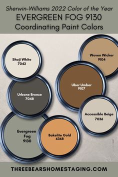 five different shades of paint for every color in the year, including white and brown