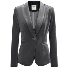 Make a casual day with this shawl-collar velvet jacket, textured and stylish. The blazer keeps things casual even at the office with button closure, a shawl collar, and fashion velvet fabric! This is classy and perfect for a working outfit. For effortless elegance, add this retro blazer is suitable for your daily wardrobe. This blazer is suitable for many occasions, such as Casual, Work, Business Meeting, Coffee Shop, Weekend, etc. This fashionable and trendy clothes for women can not only be wo Velvet Business Blazer For Fall, Velvet Blazer For Fall Workwear, Velvet Blazer For Work In Fall, Velvet Blazer For Workwear In Fall, Velvet Outerwear With Buttons For Work, Velvet Blazer With Buttons For Work, Velvet Blazer For Business, Velvet Single Button Outerwear For Work, Single Button Velvet Outerwear For Work