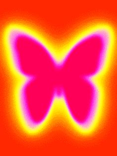 an image of a pink butterfly with yellow and red colors