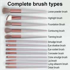 Features: -- Set of 13pcs of makeup brushes, including foundation brush, powder brush, shadow brush, blush brush, highlighter brush, eyeshadow brush, lip brush, eyebrow brush, concealer brush, blending brush etc.-- Soft and fine artificial fibers reduce damage to the skin.-- Plastic handle and aluminum tube, durable cosmetic brush.-- Easy to clean , not easy to shed hair. Specifications: Material: artificial fiberHair length: about4.5cmTotal length: about 16-19cmColor: as pictures shownQuantity: 13 pcs/setType: powder brush, foundation brush, shadow brush, blush brush, highlighter brush, detail concealer brush, nose shadow brush, eye shadow brush, eyebrow brush, lip brush. Package Included: 13 pcs/set * Makeup Brushes Note: 1. Manual measurement, different measurement methods and tools may Bronzer Brush, Makeup Brushes Set, Makeup Brush Set Professional, Highlighter Brush, Professional Makeup Brushes, Foundation Makeup, Women Cosmetics, Eyebrow Brush, Concealer Brush