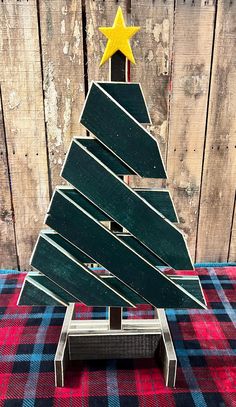 These rustic wooden slat Christmas trees are crafted to order in our woodshop located in eastern Pennsylvania. Christmas Driftwood, Workshop Inspiration, Christmas Tree Wood, Xmas Projects, Wood Designs, Wood Christmas Tree, Handmade Christmas Tree, Christmas Wood Crafts