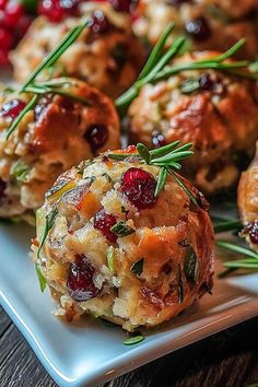 Cranberry Stuffed Turkey Balls, Turkey Stuffing Balls With Cranberries, Sausage Stuffing Cranberry Balls, Turkey Stuffing Cranberry Meatballs, Cranberry Turkey Stuffing Meatballs, Turkey Cranberry Stuffing Meatballs, Chicken Stuffing Balls Recipe, Dinner Recipes With Celery, Sausage Stuffing Balls Thanksgiving