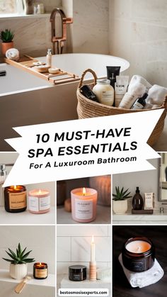 the top ten must have spa essentials for a luxurious bathroom