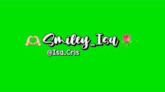 the logo for smiley - toy girls on a green background