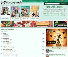 an image of a web page with anime games on it's websitepages