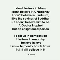 an image with the words i don't believe in islamic