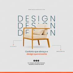 an advertisement for a furniture store with the words design, design and decoration on it