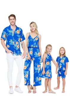 PRICES MAY VARY. Please add items individually to receive a matching set. You can add as many items as you wish. Exact Matching Outfit, great for family. 100% Rayon. Comfortable and easy care. Boy Size 2 to 8 comes with shirt and shorts set. Boy size 10 and up comes as shirt only. Various sizes and style available. Beautiful Hawaiian print, perfect for any beach occasions or Luau parties, also great for cruise. Matching men's shirts, various women Jacketes, and boy outfits available. Miss Hawaii Luau Shirts, Collar Shirts Women, Tie Up Shirt, Blue Shirt Women, Mermaid Style Dress, Shirt And Shorts Set, Muumuu Dress, Girls Blue Dress, Girl Sleeves