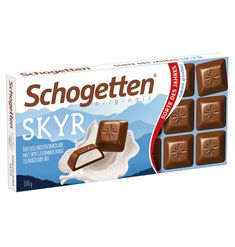 schogeten skyr chocolate bar with milk