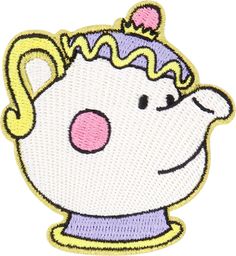 a cartoon character with a crown on it's head