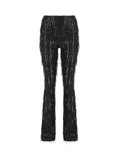 FRINGE SEQUINED FABRIC : Shine brighter than ever before and turn heads with bold, sparkly designs with a pair of Studio 54 Fashion Women's Sequined Fringe Pants Leggings and shine a light on how good you look! SPANDEX LINING STRETCH : Our Women's Sequin Tassel Pants are lined with a comfy, spandex fabric to make the holiday parties comfortable. Outer layer mesh is covered with tiny sequins in orderly vertical stripes. Inside soft stretch lining prevents sequins from rubbing/scratching your legs Luxury Contrast Sequin Bottoms For Party, Luxury Black Festive Bottoms, Tassel Pants, Disco Style Trousers For Evening, Luxury Fitted Disco Bottoms, Disco Style Trousers For Evening Wear, Vintage High Waist Pants For Party, Vintage High Waist Party Bottoms, Vintage Full Length Pants For Party