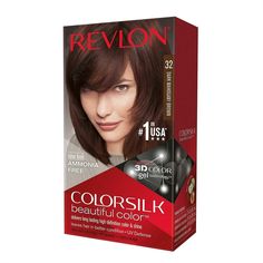 New in box Shelf Pull 1-Box Sealed  #32 (Dark Mahogany Brown) Product description Our Revlon 3D Color Gel Technology delivers natural looking, multi-tonal color from root to tip, not only boosting your hair color, but also adding definition and dimensionality. Enriched with UV Defense to help keep color vibrant, dimensional and true. **We combine shipping so take a look at our other great items and follow our store for other great finds** ~Exceptionaldavisdeals ~ Dark Mahogany Brown Hair, Dark Mahogany Hair, Revlon Hair Color, Dark Mahogany Brown, Hair Color Mahogany, Mahogany Hair, Revlon Colorsilk, Revlon Color, Liquid Hair