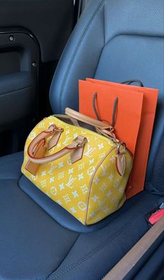 Yellow Louis Vuitton Bag, Louis Vuttion