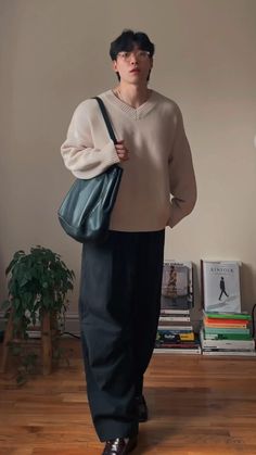 Guy Dressing Style, Kpop Outfits Men Stage, Winter Formal Outfits Men High School, Wide Pleated Pants Outfit Men, Fashion Dresses Men, Aesthetic Church Outfits, Minimalist Mens Fashion, Japanese Streetwear Mens, Korean Style Men