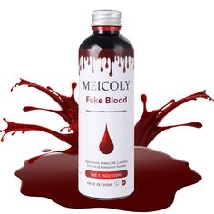 PRICES MAY VARY. REALISTIC TEXTURE BLOOD:Our Fake Blood 6.76 oz is realistic bloods that run, drip and not stickly.Perfect for hyperrealistic fresh wound FX,realistic slit-wrist blood,Halloween costume, SFX Makeup, Cosplay, haunted house SQUIRT BLOOD MAY STAIN TO SKIN:Fake blood may stain to your fingers or your body, don't worry, it is easy to wash off by the warm water and soap.The mark on clothes can be washed also, just soaking it in warm water and detergent for half an hour CREATE BLOOD SPL Clown Looks, Vampire Monster, Blood Makeup, Blood Tears, Scar Wax, Zombie Vampire, Zombie Bride, Blood Drop, Scary Clown