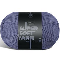 skeins of yarn with the words super soft yarn on it