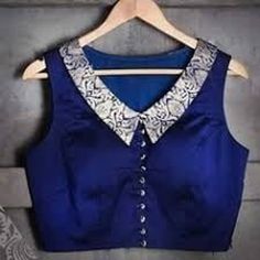 Designer blouse for women ब्लाउज बैक नेक डिजाइन, Sleeveless Blouse Designs, Indian Blouse Designs, Blouse Designs High Neck, Cotton Blouse Design, Blouse Designs Catalogue, Blouse Ideas, Sari Design