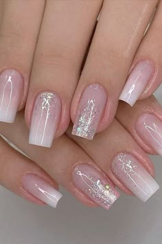 Wedding Nails Glitter, Unicorn Nails, Nails Wedding, Bride Nails, Acrylic Nails Coffin Short, Colorful Nail Designs