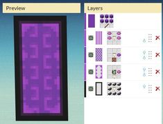 an image of a screen shot of a purple door