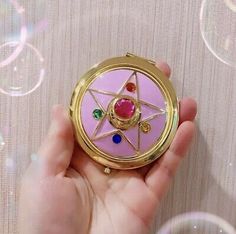 Cartoon Sailor Moon Anime Light Pink Crystal Rhinestone Compact Makeup Mirror  | eBay Sailor Moon Makeup, Anime Moon, Sailor Moon R, Moon Cosplay, Box Costumes, Glass Theme, Sailor Moon Cosplay, Gold Gift Boxes, Cosmetic Mirror