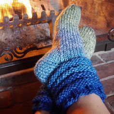 Ravelry: Concentric Slipper Socks pattern by Michele Bernstein