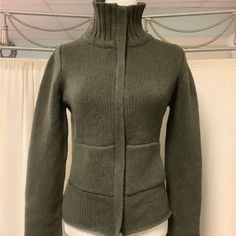 Questions? Leave A Comment Below! Good Condition Zadig And Voltaire, Wool Sweater, Wool Sweaters, Leave A Comment, Zip Up, Zip Ups, Sweaters For Women, Turtle Neck, Conditioner