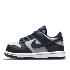 Nike Dunk Low TD Georgetown Sneakers/Shoes Nike Baby Shoes Boys, Reborn Accessories, Baby Jordan Shoes, Nike Baby Shoes, Nike Kids Shoes, Nike Shoes For Boys, Future Son, Gifts For Newborns, Baby Jordans