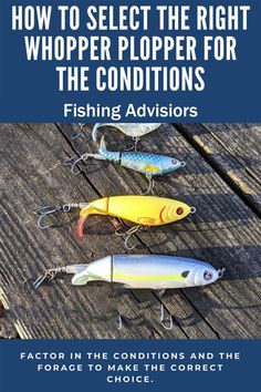 How to Select the Right Whopper Plopper for the Conditions Fishing Tricks, Kayak Fishing Accessories, Largemouth Bass Fishing, Musky Fishing, Northern Pike, Topwater Lures, Fishing For Beginners, Fishing Stuff, Bass Fishing Lures