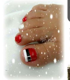 Red Christmas Toes Nails Designs, Santa Toe Nails, Christmas Toe Nails 2023, Christmas Gel Toe Nails, Christmas Toenails 2023, Cute Christmas Toe Nails, Christmas Toenails Designs Toe, Easy Christmas Toe Nail Designs, Toe Nail Christmas Designs