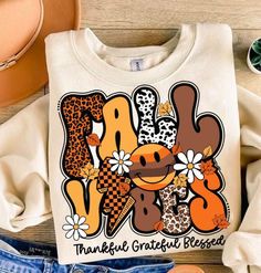 Olivia's favorite! She can not wait to wear this on Thanksgiving!  🍁🍂 FALL VIBES  ✨Sweatshirts 45 ✨Tshirts 25 ✨ youth 20 ( message me)  Message me for any questions!!  🍁 comment your email and size invoices are played in 24 hours! Autumn Png, Aesthetic Png, Creative T Shirt Design, Turkey Shirts, Tshirt Printing Design, Png Aesthetic, Fall Stuff, Tshirt Printing, Creative T Shirt