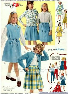 Lana Lobell, Vintage Girls Clothes, Fashion Timeline, Seventies Fashion, Montgomery Ward, Christmas Catalogs, Dress Making Patterns