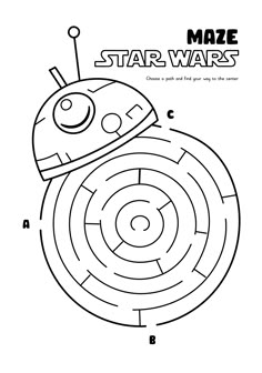 Star Wars Maze Printable Kids Star Wars Escape Room, Star Wars Activities For Kids, Family Disneybound, Star Wars Activity Sheets, Star Wars Kids Party, Star Wars Ideas, Star Wars Activities, Maze Printable