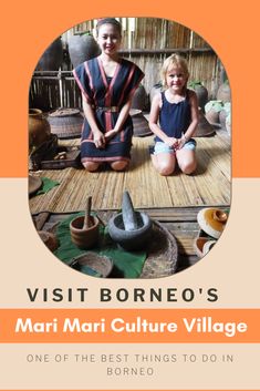 One of the best things to do in Borneo, the Mari Mari Culture Village is an entertaining and immersive tour through traditional villages. Its so much fun for everyone and you will learn so much. It's a must do when you're in Sabah, Borneo. Raised Houses, Flexible Wood, Ginger Drink, Kota Kinabalu, Sea Dweller, Gap Year, Beach Sand, Budget Travel