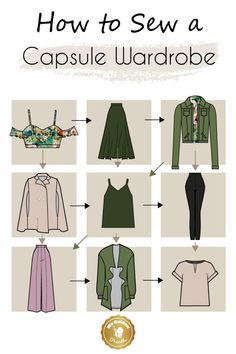 Create Capsule Wardrobe, Camisole Pattern, Capsule Wardrobe Women, Diy Wardrobe, Handmade Wardrobe, Mood Fabrics, Womens Sewing Patterns, Easy Sewing Patterns