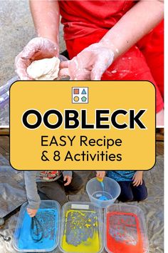 two children are making homemade food with goobleck easy recipe and 8 activities for toddlers