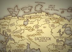 a map of facebook's locations in the united states, as well as other countries