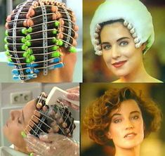 Perm Rods, Vintage Hair, Vintage Hairstyles, Curly Hair