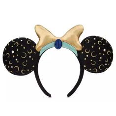 Walt Disney World X Baublebar Debut Princess Jasmine Ear Headband Parks New Shell : 94% Polyester / 6% Spandex Bow: 97% Polyester / 3% Spandex Smoke Free Home Nwt Disney Ears Headband, Mickey Mouse Ears Headband, Disney Headbands, Minnie Ears Headband, Moons And Stars, Disney Jasmine, Minnie Mouse Ears Headband, Mouse Ears Headband, Mickey Mouse Ears