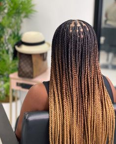 Ombre Twists Senegalese, Ombré Knotless, Brown Box Braids, Ombre Braids, Ombre Twist, Box Braids Tutorial, Ombre Box Braids, Braids Tutorial