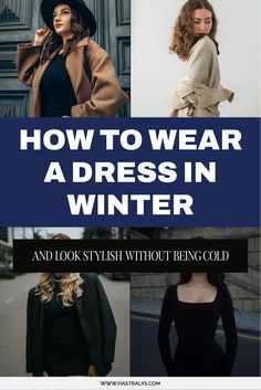 Styling Dresses In Winter, Wear A Dress In Winter, Casual Work Outfit Winter, Girly Winter Outfits, Dress In Winter, David Walker, Winter Outfits Snow, Winter Outfits Aesthetic