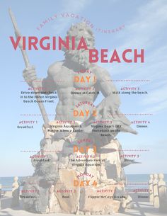 an advertisement for the virginia beach day