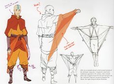 an image of a man's body in different poses and directions for the costume