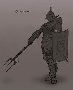 Crusader Knight Drawing, Sheild Ideas Art, Gladiator Character Design, Gladiator Character, Gladiator Art, Gladiator Design, Knight Art